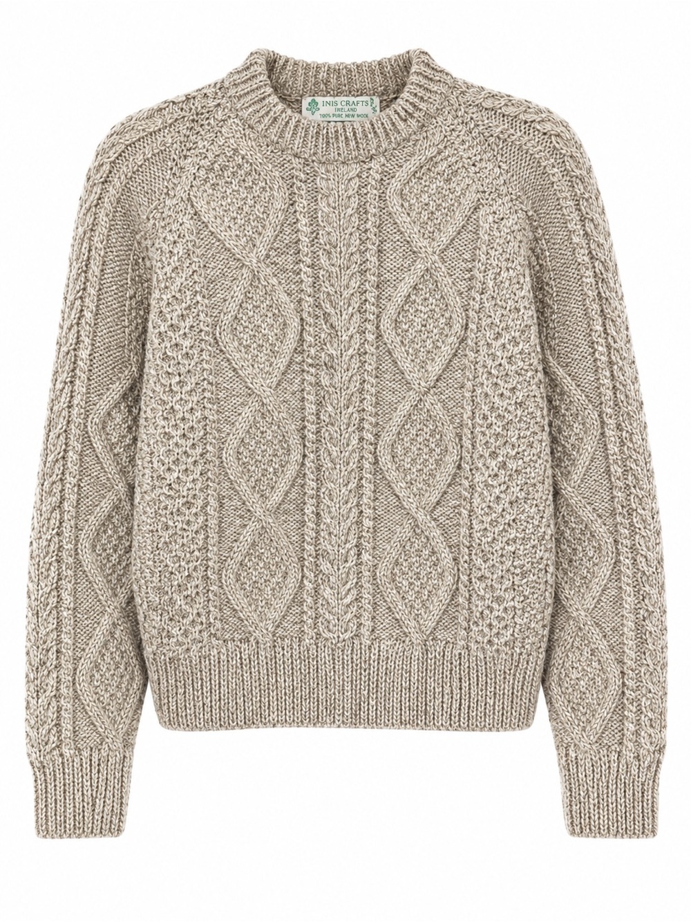 VNTG//70s-90s/ House of Ireland hand knit fisherman sweater